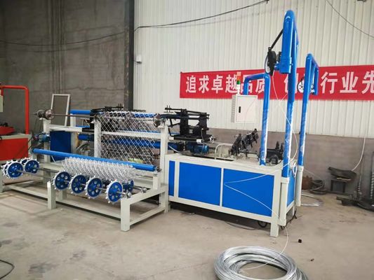Cold Drawn ISO 9001 380V Chain Link Mesh Making Machine