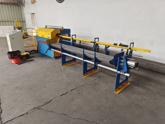 रेबार साइज 3-8mm वायर स्ट्रेटनिंग और कटिंग मशीन की लंबाई 6m